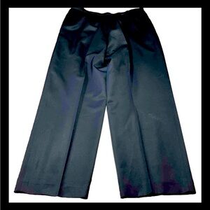 Marisa Minicucci BLUE Wool PLEATED PANTS DRESSY Trousers Women 8 Straight Leg 8